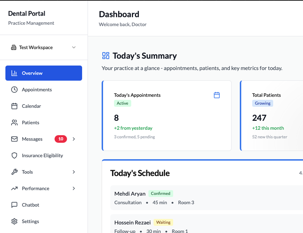 Healama dashboard preview